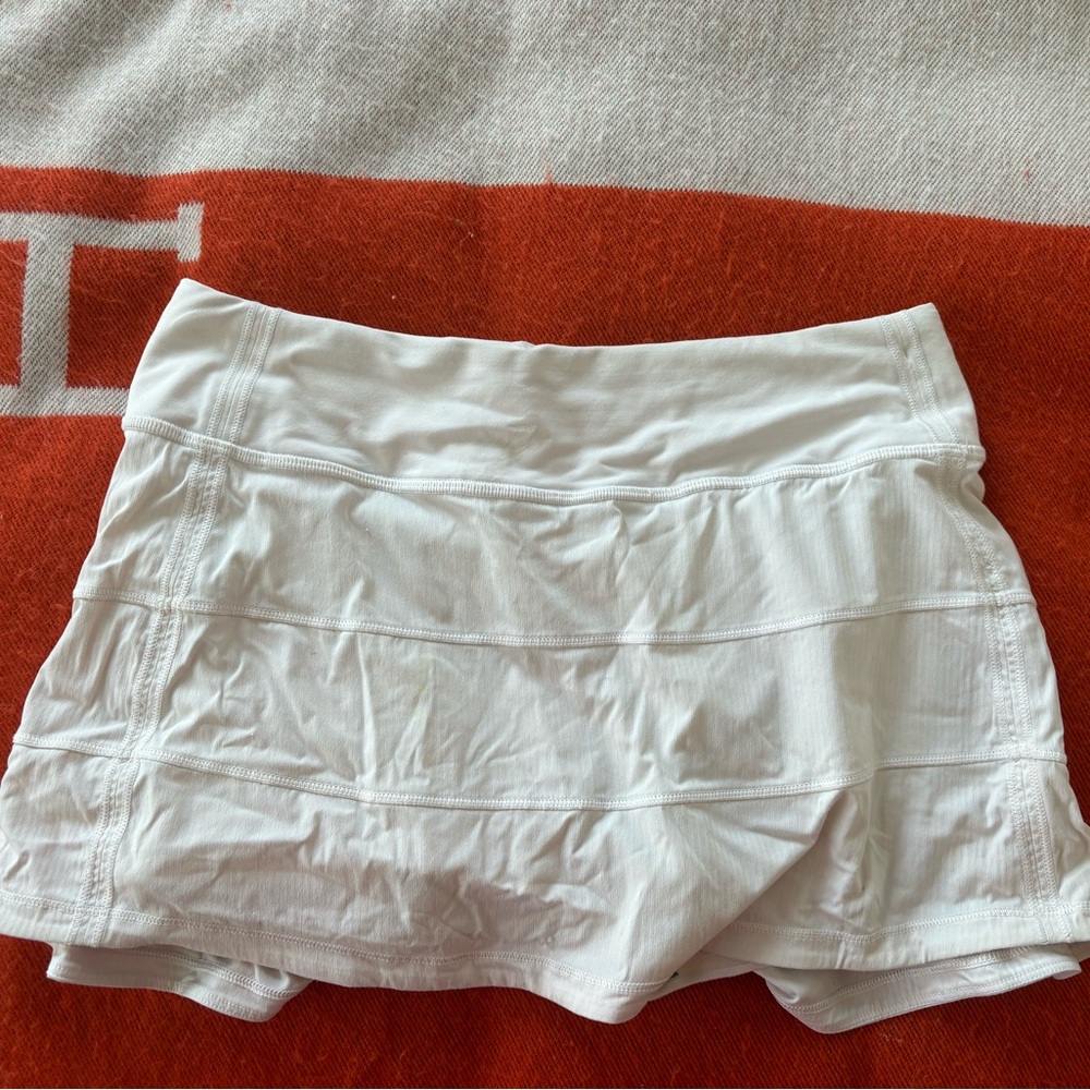 Lululemon Athletica White Mini Skirt